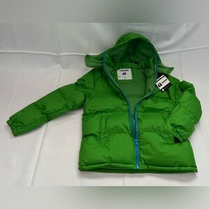 Vibrant Green Puffer Jacket